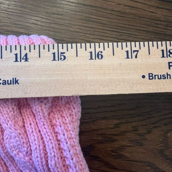 NWT Forever 21 x Pantone pink  Cable Knit High Waist Mini Shorts Pink Size M - Picture 7 of 8